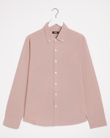 Long Sleeve Plain Oxford Shirt