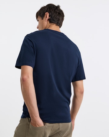 Pure Cotton T-Shirt- Navy