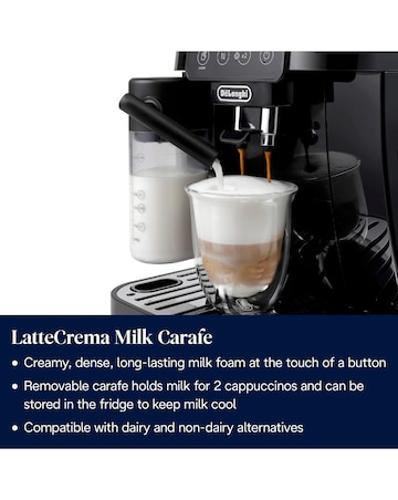 De'Longhi ECAM220.60.B Magnifica Start with Milk Bean to Cup Coffee Machine