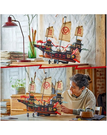 LEGO NINJAGO The Temple Bounty Ship Toy Building Kit with 6 Minifigures 71848