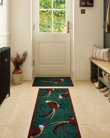 My Mat Nylon Indoor Pattern Pheasant Runner
