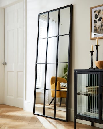 Window Frame Leaner Mirror