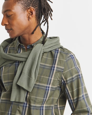 Long Sleeve Check Oxford Shirt Long