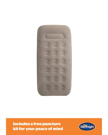 Silentnight Flocked Airbed with Electric Pump - Single