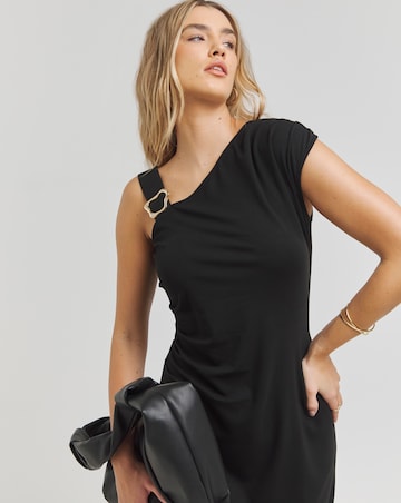 Simply Be Black Premium Jersey Midaxi Stretch Dress