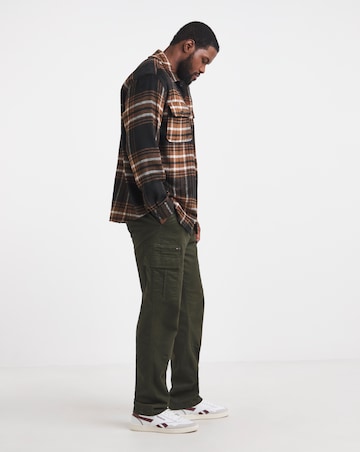 Jack & Jones Bradley Ollie Check Overshirt - Brown Multi