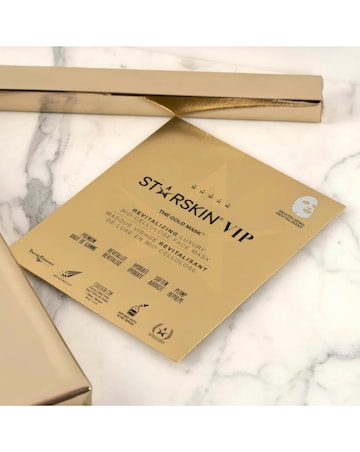 STARSKIN The Gold VIP Revitalising Luxury Coconut Bio-Cellulose Face Mask