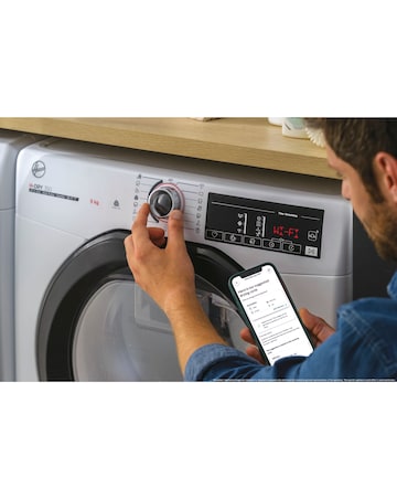 Hoover H-Dry 350 HRE H10N2TBE-80 10kg Heat Pump Dryer - White