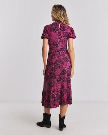 Joe Browns Lovely Lace Print Jersey Dress