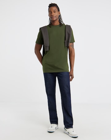 5 Pack Crew Neck T-Shirts Long - Multi