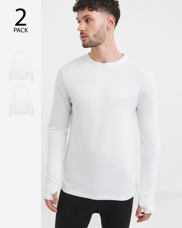 2 Pack Long Sleeve Thermal T-Shirts
