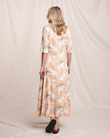 Julipa Pintuck Jersey Midi Dress