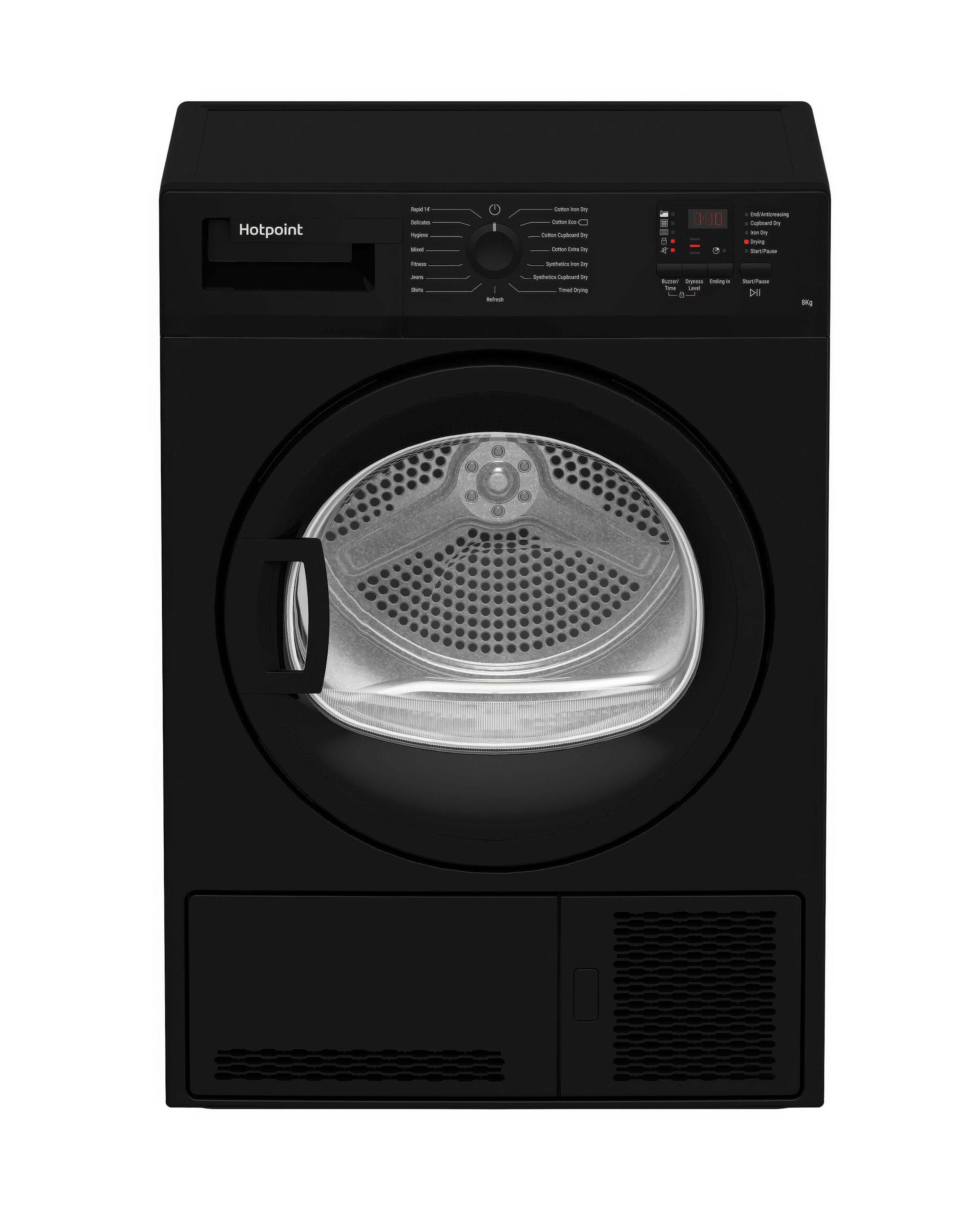 CANDY CSOEC8TBGB-80 8Kg Condenser Tumble Dryer, Black | JD Williams CANDY CSOEC8TBGB-80 8Kg Condenser Tumble Dryer, Black | JD Williams