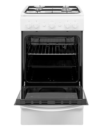 Indesit Cloe IS5G1KMW Gas Single 50cm Cooker White
