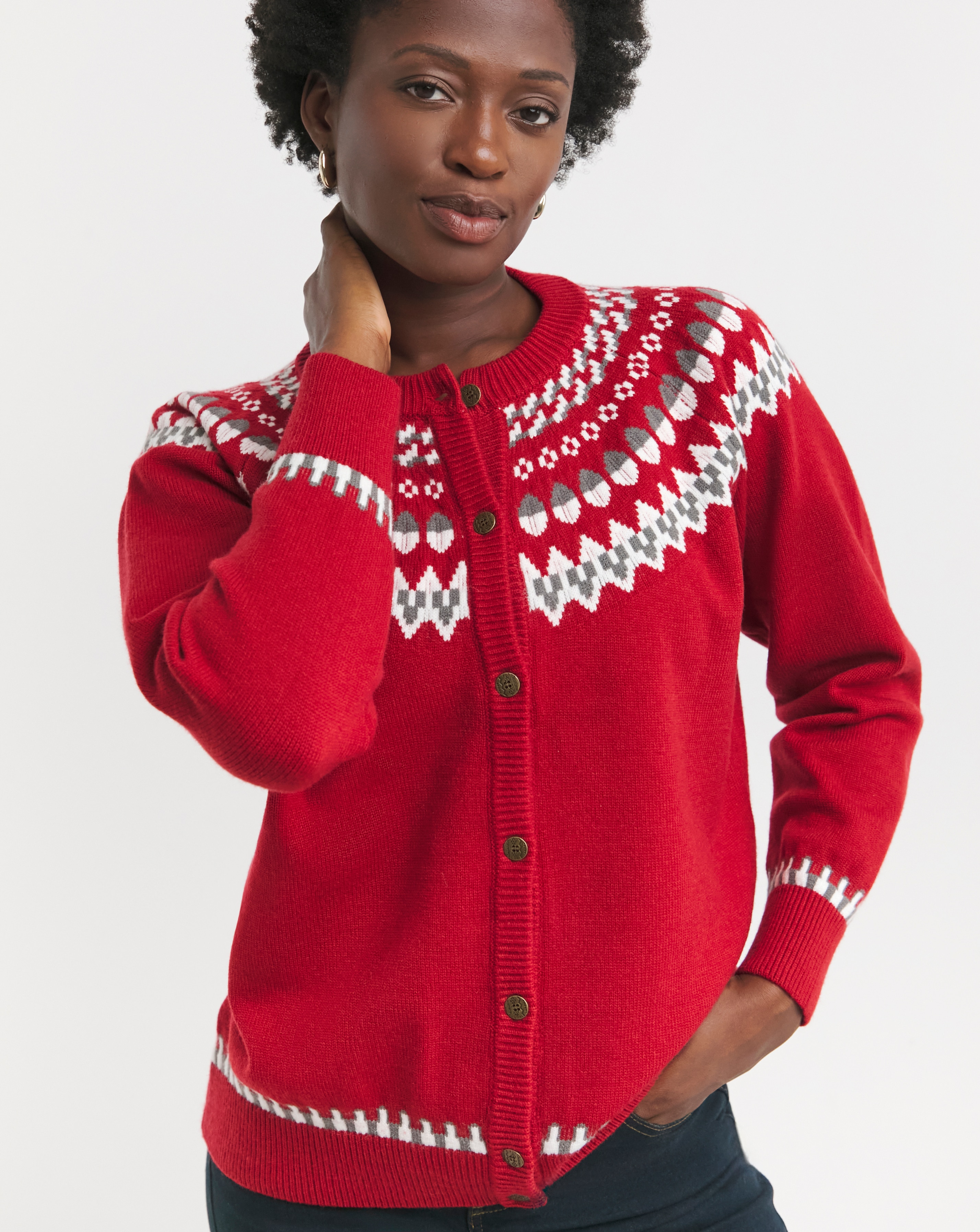 Joe Browns Fun and Fairisle Cardigan | JD Williams
