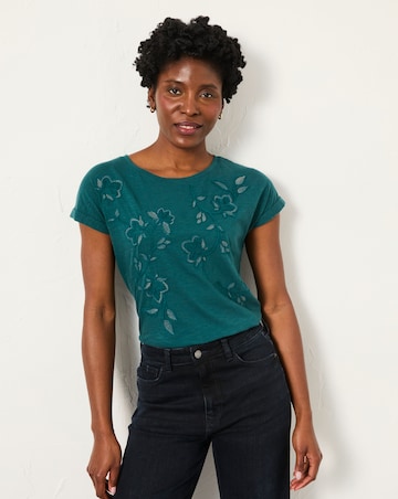 Fatface Ivy Embroidered Top