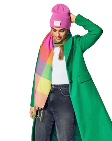 Only Bright Check Weaved Scarf