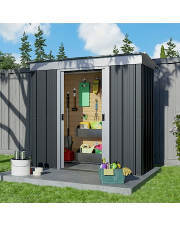 Yardmaster 6x4ft Castleton Pent Metal Shed