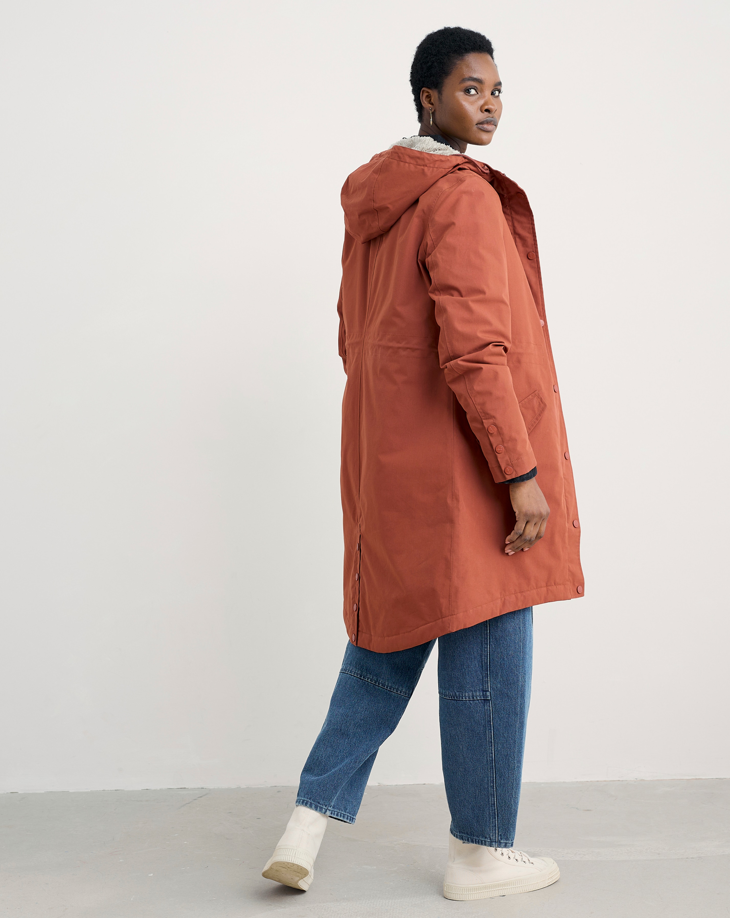 BLOOM&BRANCH Phlannèl / Air Melton Coat Seasalt Cornwall Plant Hunter Ii Waterproof Coat | JD Williams