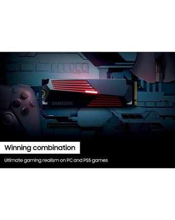 Samsung 990 PRO Heatsink 1TB SSD for PC & PS5