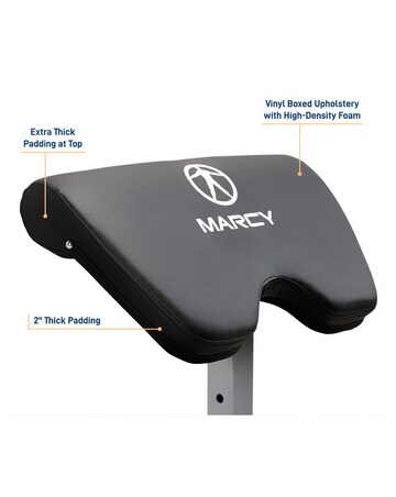 Marcy ACC8215AC Bench Arm Curl with Bar Catch