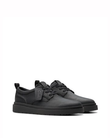 Clarks Polden Lace Shoe - Black