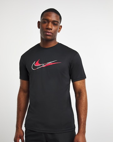 Nike Stacked Swoosh Short Sleeve Hydroguard T-Shirt