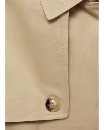 Mango Tie Waist Trench Coat