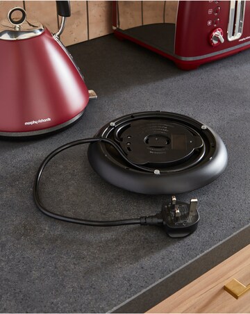 Morphy Richards Accents Pyramid Kettle & Toaster Rhubarb