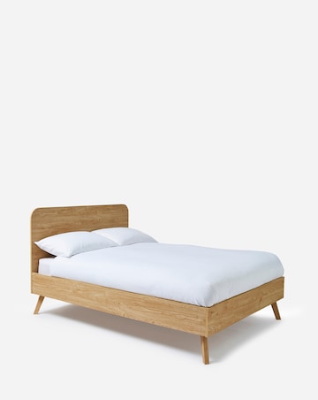 Oslo Wooden Bed Frame with 3 Layer Memory Foam Hybrid Mattress