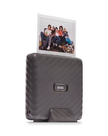 Fujifilm Instax Link Wide Printer with 40 Shot Film Pack - Mocha Gray