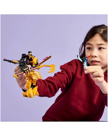 LEGO NINJAGO Arin's Spinjitzu Battle Mech Toy Set with 2 Minifigures 71839