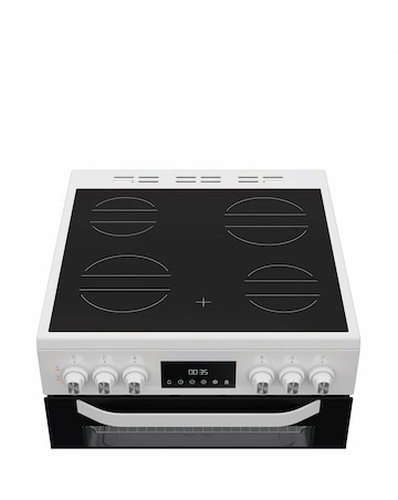 Hotpoint HTE6VDCW 60cm Electric Twin Cooker with Multiflow - White Installation