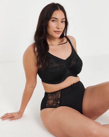 Goddess Verity Full Cup Wired Bra Black