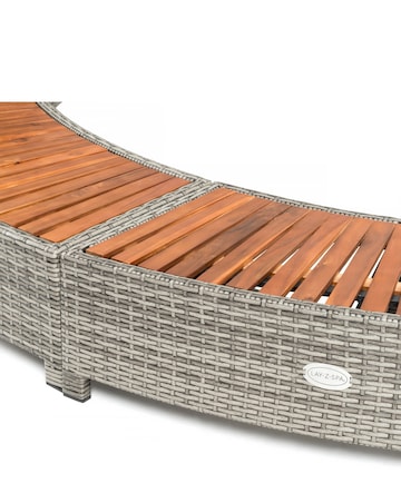 Lay-Z-Spa 180cm Round Rattan Hot Tub Surround