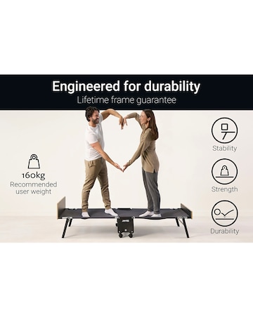 Jay-Be Grand Folding Bed with e-Pocket Mattress - Single