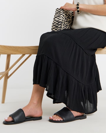 Athena Classic Flat Mules - Wide Fit (E)