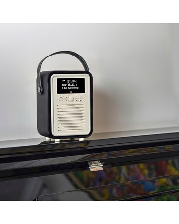 VQ Retro Mini DAB Radio - Black