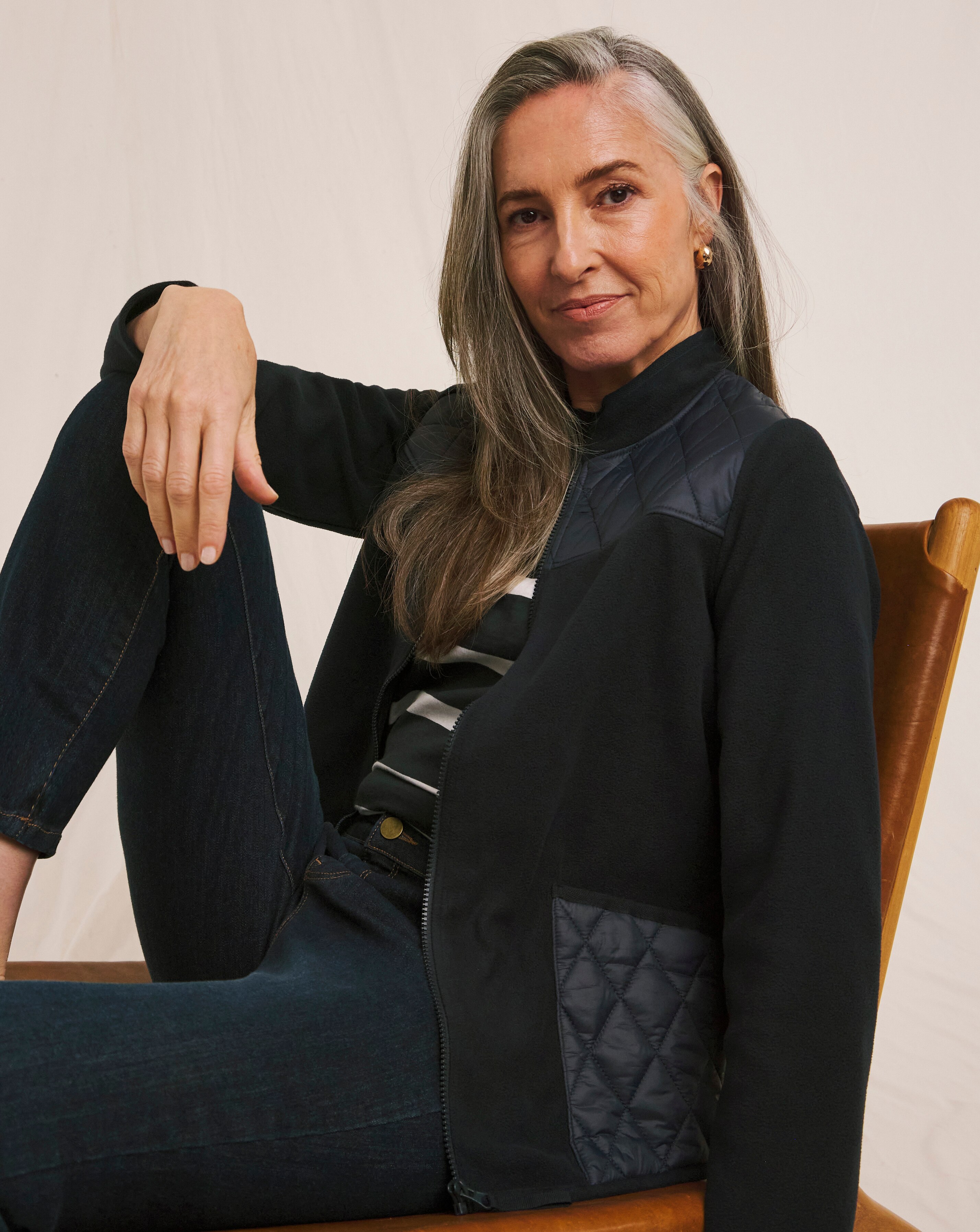 Julipa Zip Up Quilted Fleece