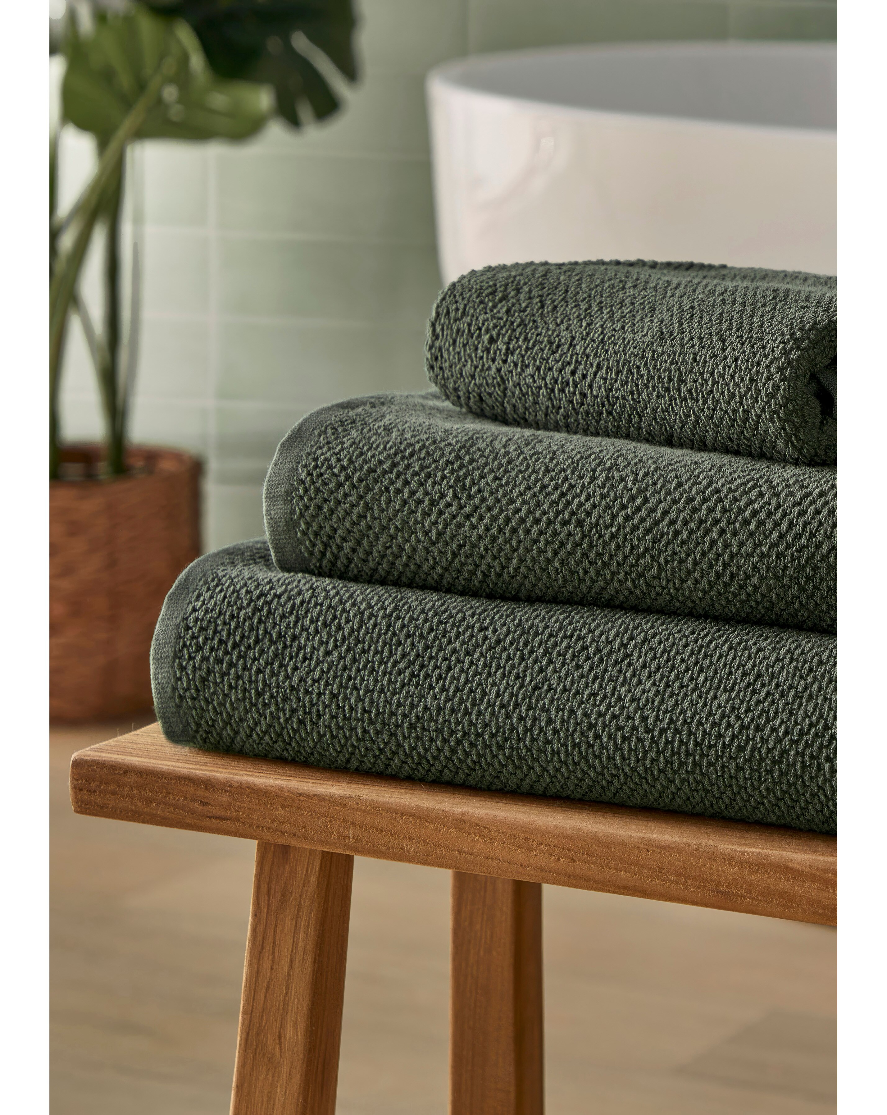 Silentnight Popcorn Pack of 2 Towels