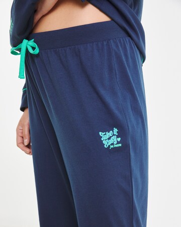 Joe Browns Jersey Lounge Jogger Blue