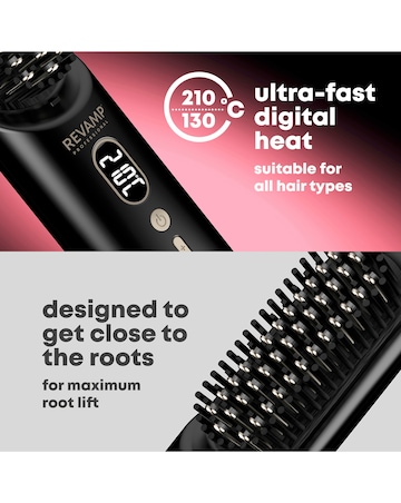 Revamp Compact Cordless Straightening Brush