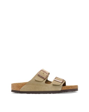 Birkenstock Classic Suede Arizona Sandals - Taupe