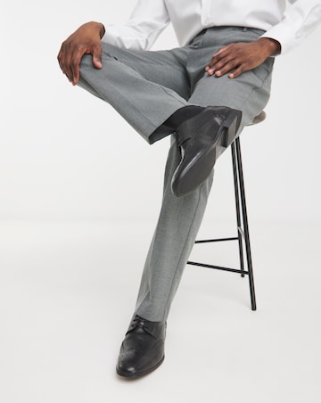 Formal Leather Brogue Wide