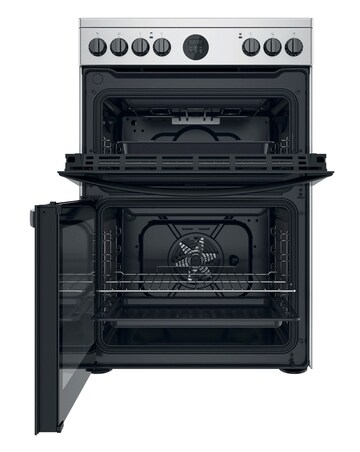 Indesit ID67V9HCX/UK 60cm Electric Double Cooker + Installation