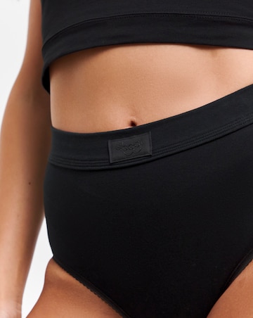 Sloggi 2Pack Double Comfort Cotton Maxi Knickers Black