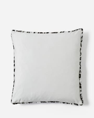Leopard Printed Faux Fur Cushion