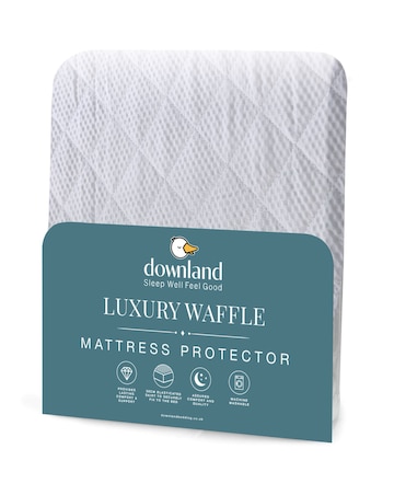 Downland Luxury Waffle Mattress Protector