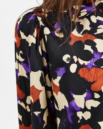 Selected Femme Printed Maxi Shirt Dress