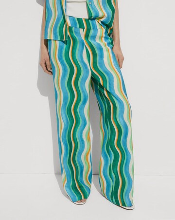 Mango Mykonos Wavy Stripe Trousers